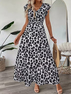 Celia - Vestido maxi barroco con escote