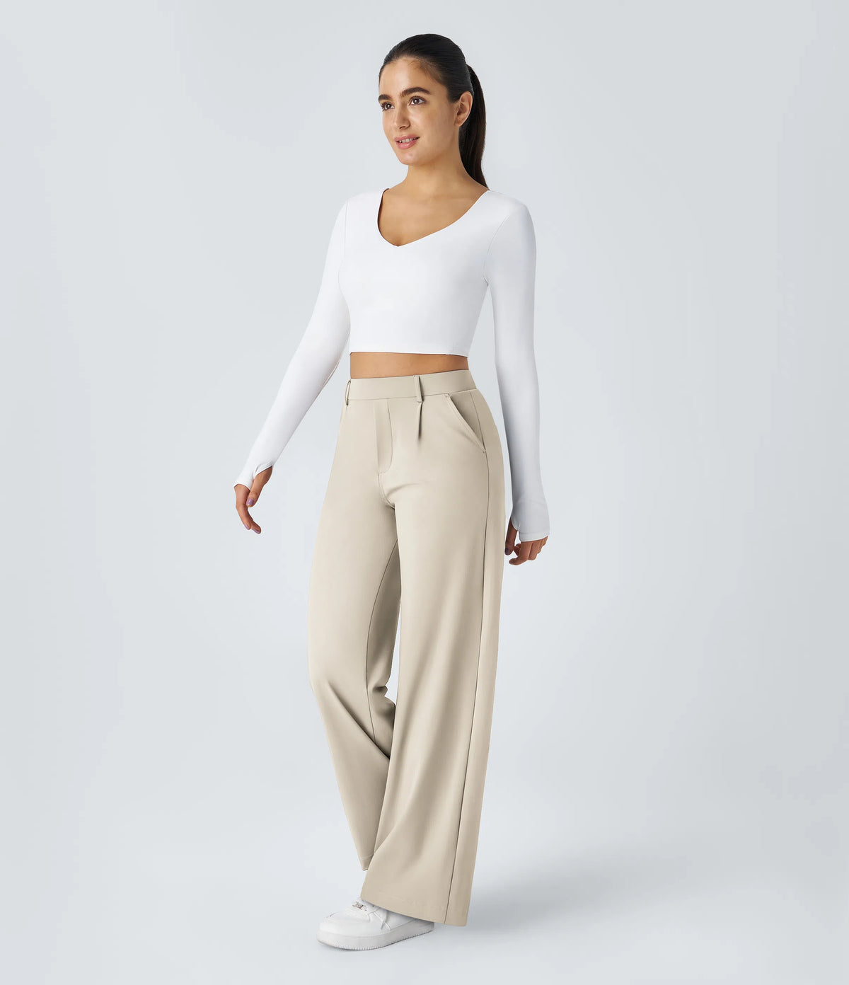 Elegant Stretch Linnen™ Pants - Perfect Line - Wrinkle-Resistant