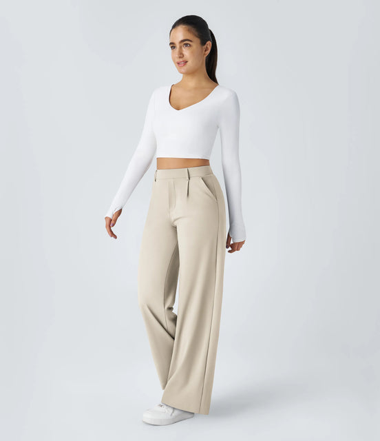 Pantalón Stretch Linnen™ Elegante - Linea Perfecta - Antiarrugas