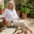Julia | Shorts de algodón y lino para mujer