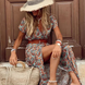 Joselin™ – Vestido largo bohemio y vaporoso con cinturón