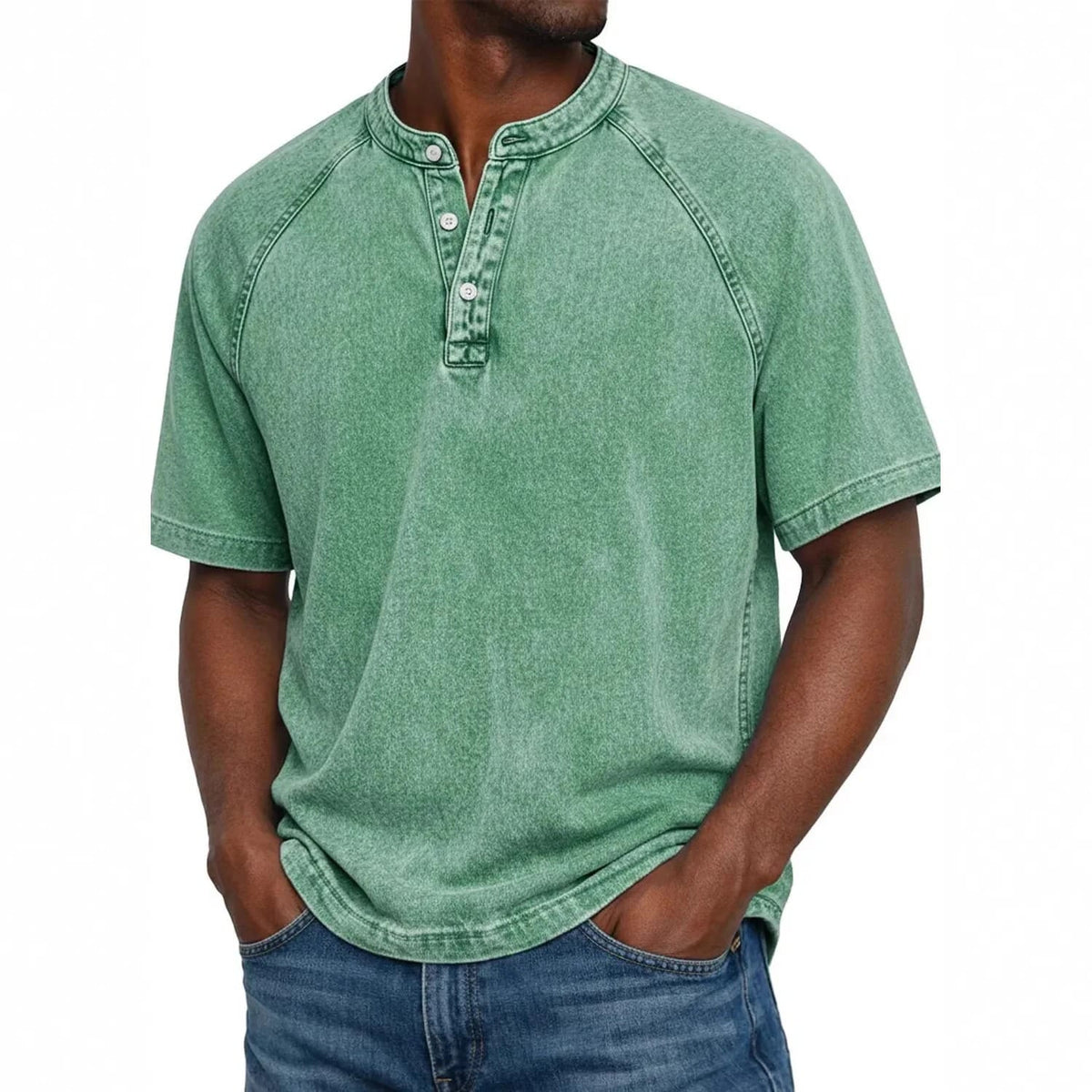 Camiseta Saltwater Henley Oversize