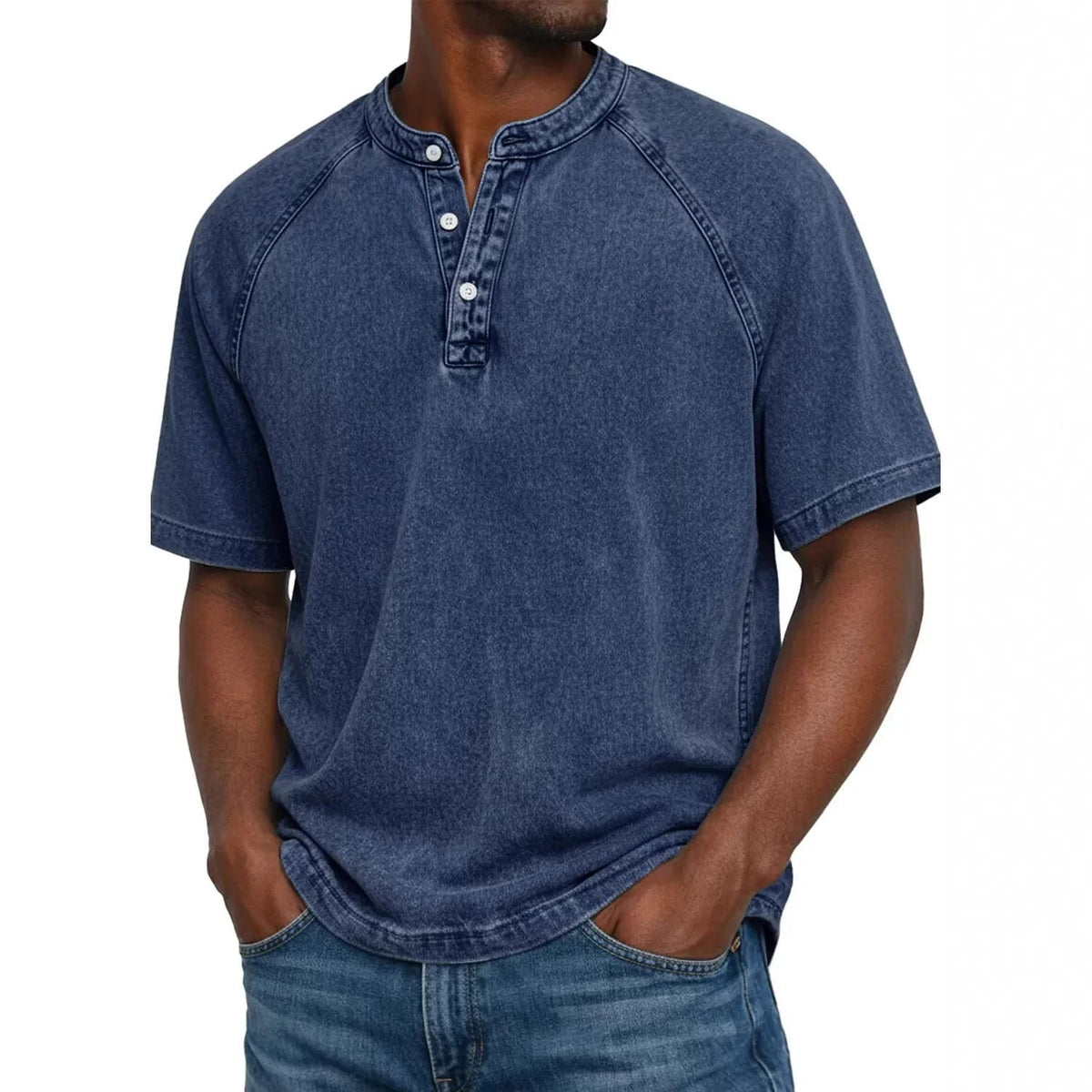 Camiseta Saltwater Henley Oversize