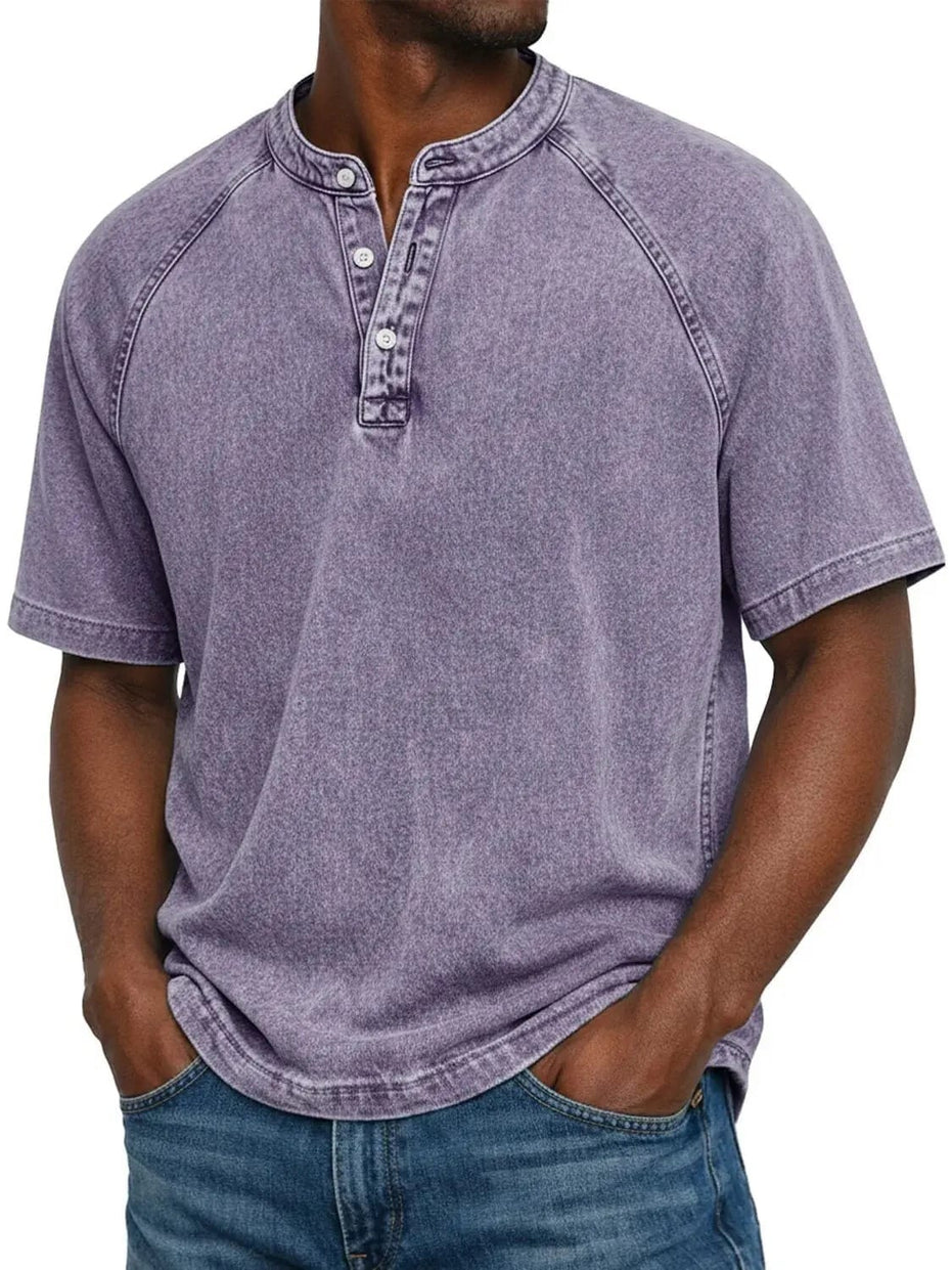 Camiseta Saltwater Henley Oversize