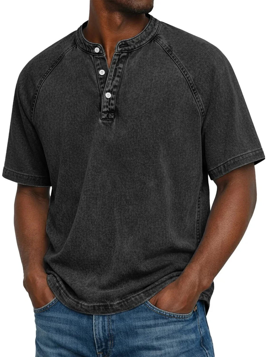 Camiseta Saltwater Henley Oversize