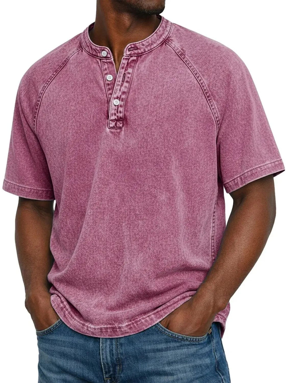 Camiseta Saltwater Henley Oversize