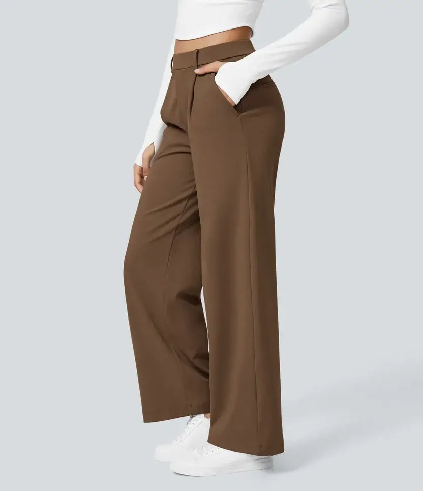 Elegant Stretch Linnen™ Pants - Perfect Line - Wrinkle-Resistant