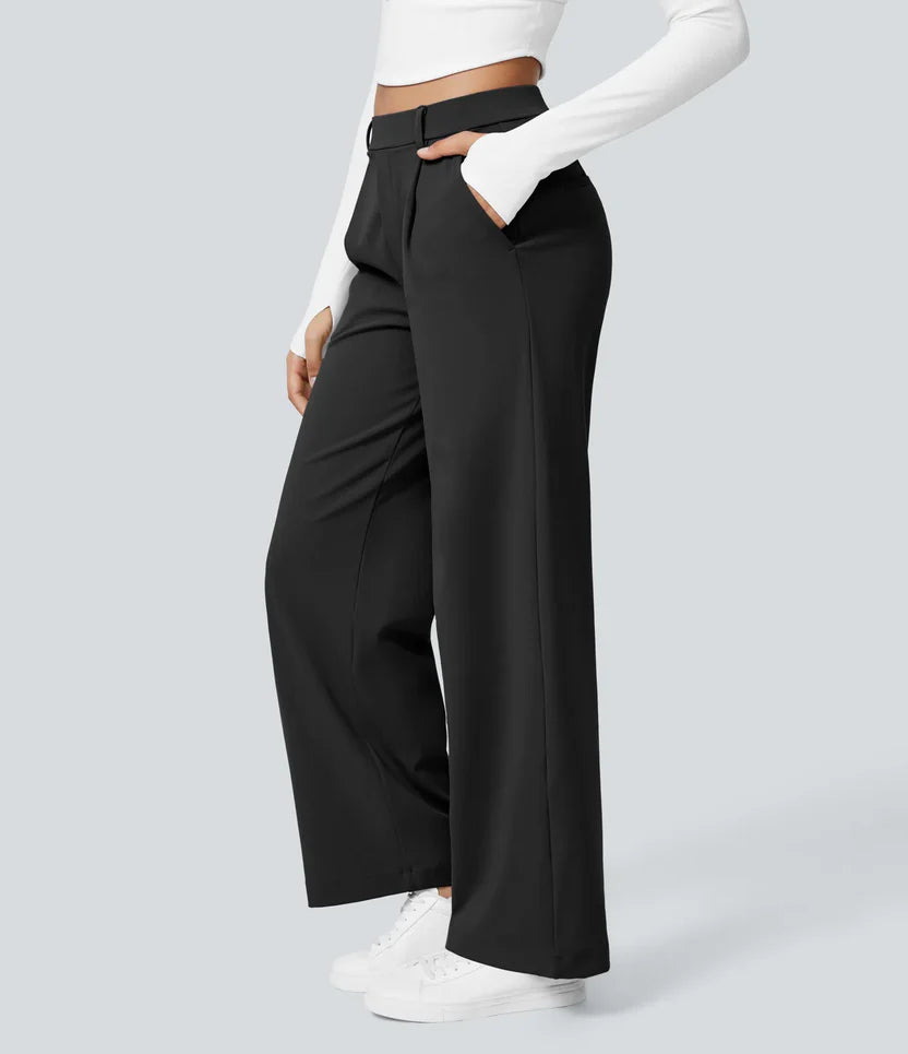 Elegant Stretch Linnen™ Pants - Perfect Line - Wrinkle-Resistant