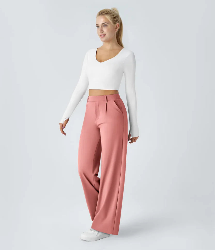 Elegant Stretch Linnen™ Pants - Perfect Line - Wrinkle-Resistant