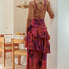 Eva | Vestido midi con volantes