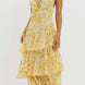 Eva | Vestido midi con volantes