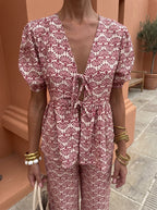Leonor | Conjunto Casual Chic de Dos Piezas