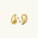 Sandra Teardrop Gold Earrings