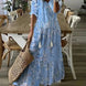 Luna | Vestido midi de estilo boho desenfadado